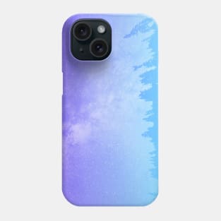 Watercolor Forest Night Sky Phone Case