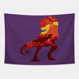 Abandoned Dinosaurs Tapestry