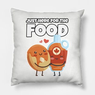 Juste here for the Food - Maple Syrup and Pancakes Pillow