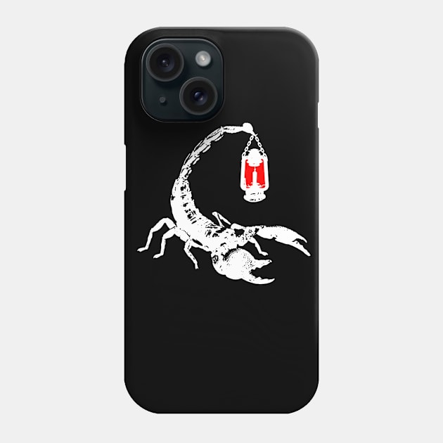 White lantern scorpio Phone Case by wroxee