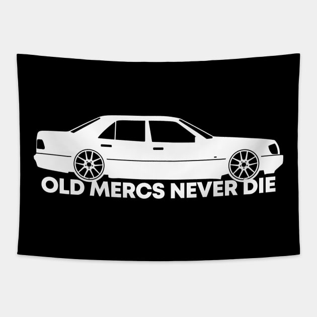 Mercedes Benz W124 Mercedes Benz Tapestry TeePublic