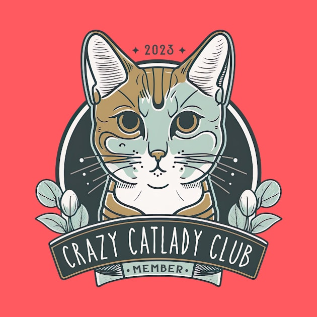 2023 Crazy Cat Lady Club Member by PunTime