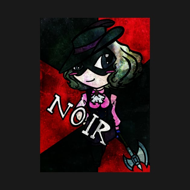 Chibi Phantom Thief Noir by ScribbleSketchScoo