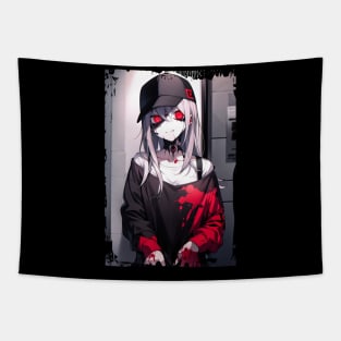 street ghoul vampire anime girl Tapestry