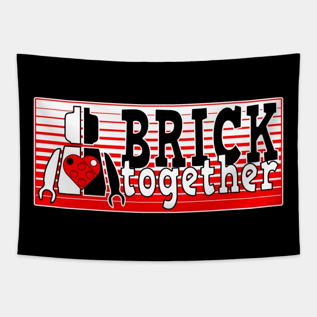 Retro Brick Together Tapestry by Brick_Together