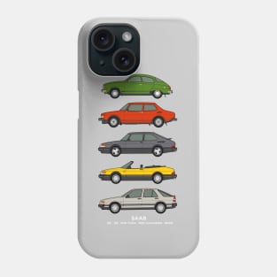 Saab classic car collection Phone Case