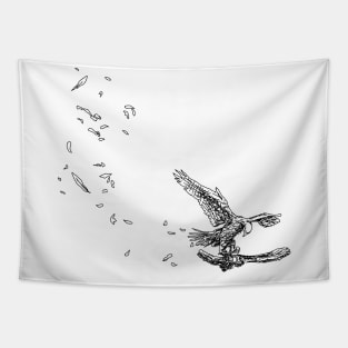 Peregrine Attack - Dark on Light Tapestry