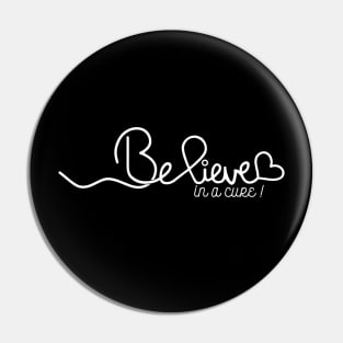 Believe- Lung Cancer Gifts Lung Cancer Awareness Pin