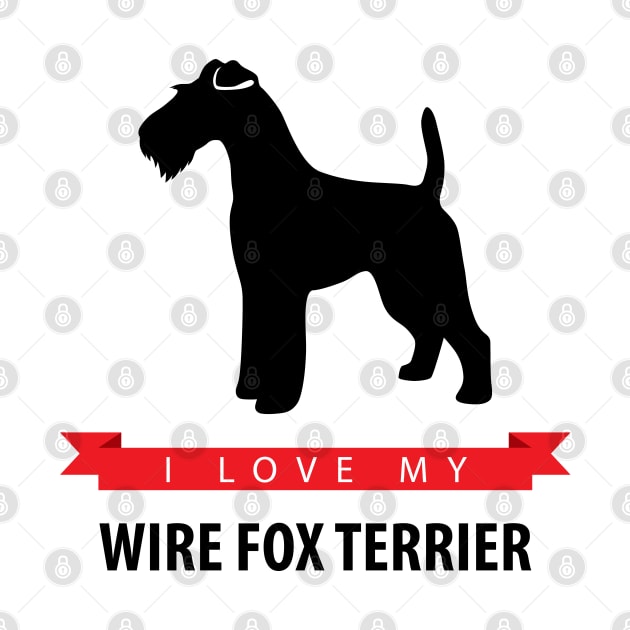 I Love My Wire Fox Terrier by millersye