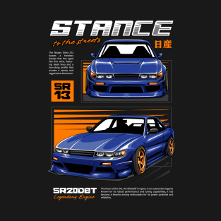 Nissan Silvia SR13 Stance T-Shirt