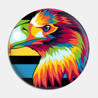 Bird of Prey Yellow Beak Pin