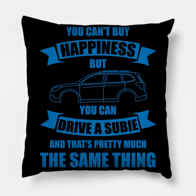 subie forester Pillow by HSDESIGNS