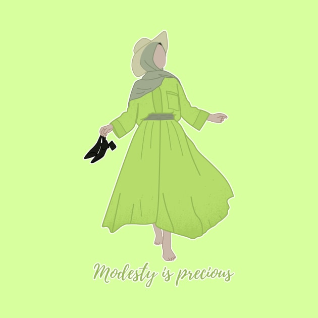 Modesty is Precious by Jb Siham Art