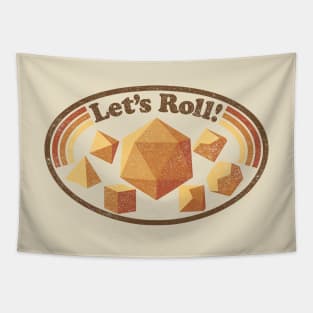 Let's Roll 80s Design Tapestry