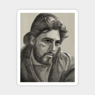 Serpico Portrait Drawing Magnet