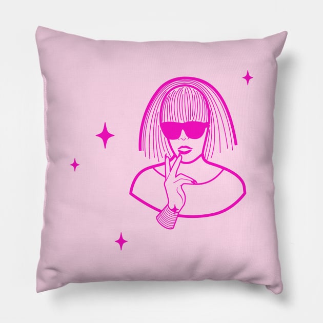 Lisa Manderpump Pillow by LoverlyPrints