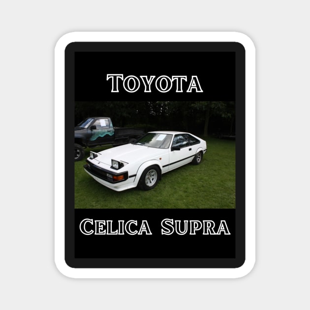 Toyota Celica Supra - Black and White Design Magnet by Trevor1984