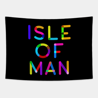 Colorful Isle of Man UK Tapestry