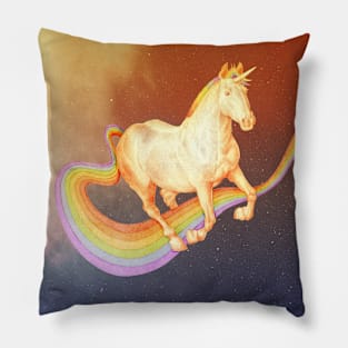 rainbow unicorn 2 Pillow