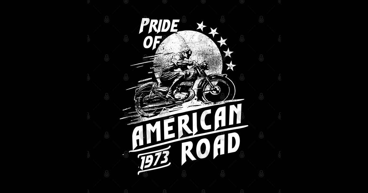 American 1973 Rood - American - Sticker | TeePublic