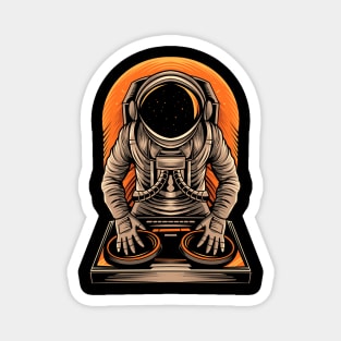 Astronaut DJ space dj Magnet