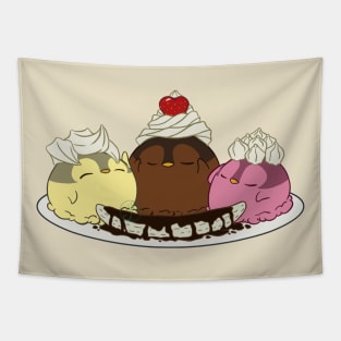 Penguinscoops - Banana Split Tapestry