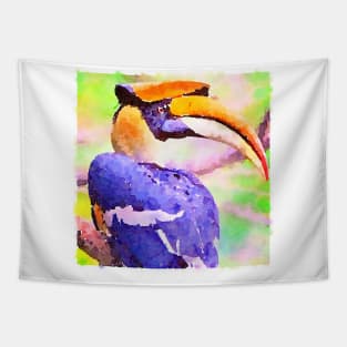 Toucan Watercolor Tapestry