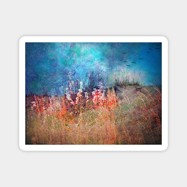 Whispers of Summer Past Magnet by Susan Werby