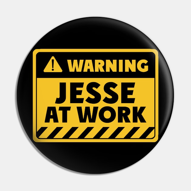 Jesse at work Pin by EriEri