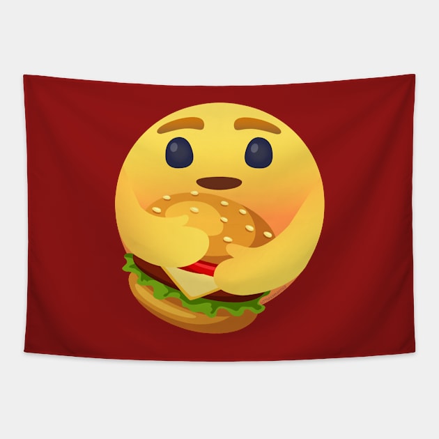 Burger Lover Tapestry by littleSamantics