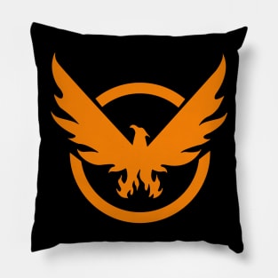 The Division - Orange Logo Pillow