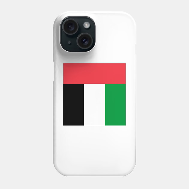 Flag of UAE - Uni Arab Emirates Phone Case by arcanumstudio