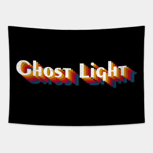 retro vintage Ghost Light Tapestry