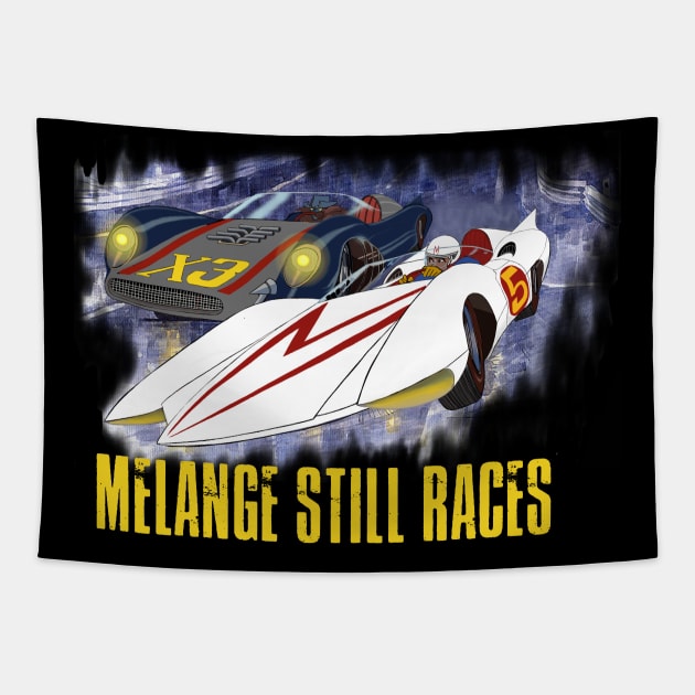 Melange Still Races Tapestry by DistractedGeek