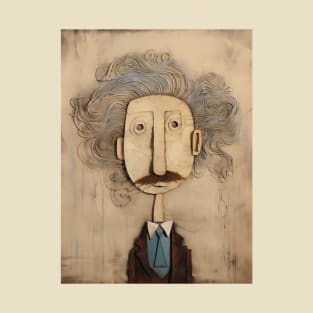 Abstract Einstein Portrait 3 T-Shirt