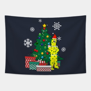 Spotty Around The Christmas Tree SuperTed Tapestry