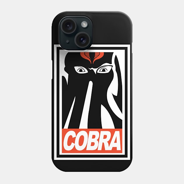 Obey Cobra! Phone Case by ClayGrahamArt