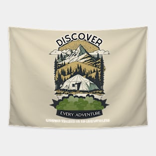 Discover Camping Tapestry