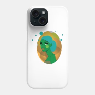 Green Girl Phone Case