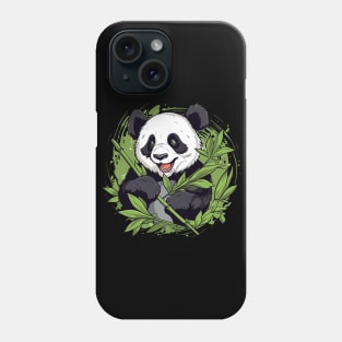 A Panda's Snack Time Phone Case