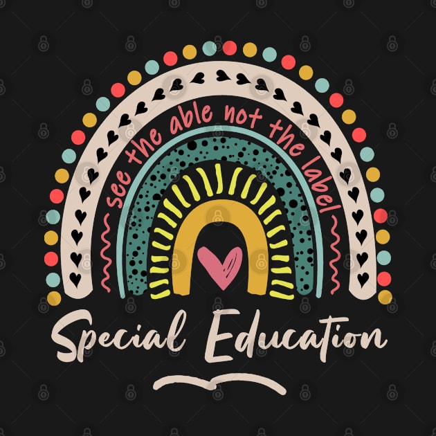 Special Ed Rainbow Teacher Back To School by mohazain