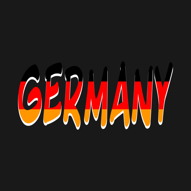 Germany in big bold print by PandLCreations