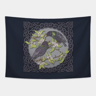 Celtic Starlings Tapestry