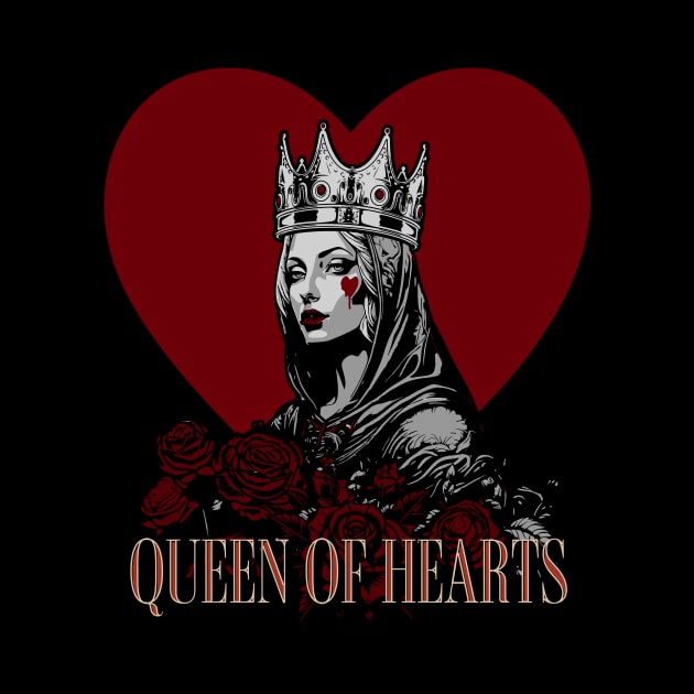 Valentine's Day Bad Demeanor Queen of Hearts by InkPxel