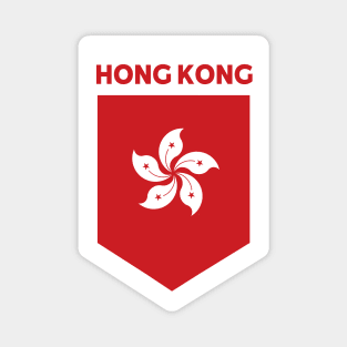 Hong Kong Flag Emblem Magnet