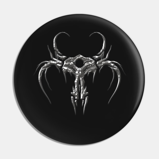 Demon Skull Pin by larrysouthberg