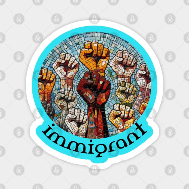 Immigrant Magnet by AlexMarialDraws