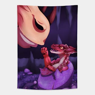 Newborn Dragon Tapestry