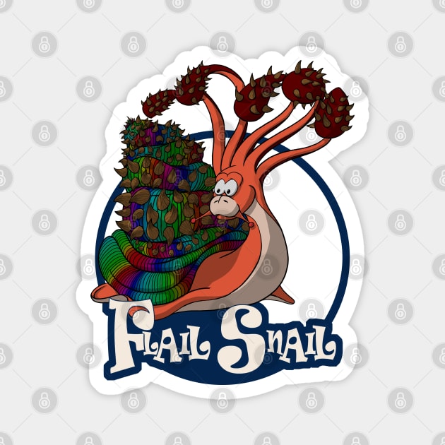 Flail Snail Magnet by Fighter Guy Studios