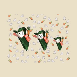 cartoon bunny sushi temaki T-Shirt